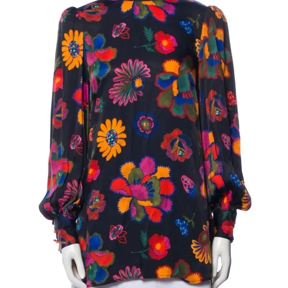 NWT FARM Rio Lily’s Garden Blouse size M - Picture 6 of 6